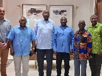 Paul Afoko and Kwadwo Mpiani and Dr Bawumia in a group photo