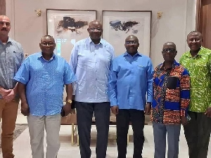 Paul Afoko and Kwadwo Mpiani and Dr Bawumia in a group photo