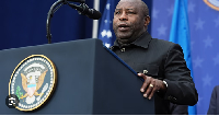 President Évariste Ndayishimiye speaks during a ceremony at the US Institute of Peace in Dec 4, 2025
