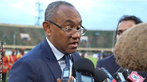 CAF president,  Ahmad Ahmad