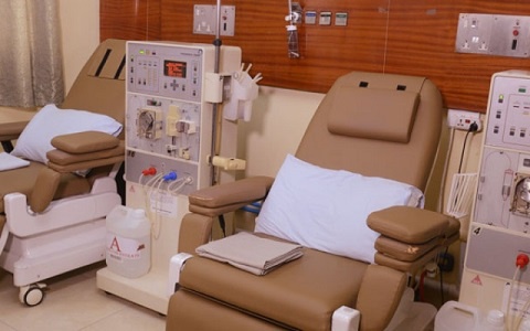 File photo of a dialysis machine