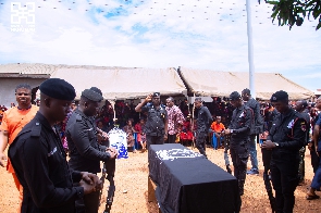 The funeral and burial took place in the Bono Region