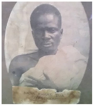 This photo of Kwame Tua shows that he was one time the Gyasihene