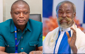 Sports minister Kofi Adams visited Prophet Stephen Adom Kdyei-Duah's church