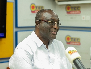 Alan Kyerematen engaged in a conversation with Otec FM
