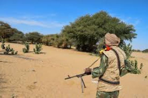 A separatist fighter in Mali