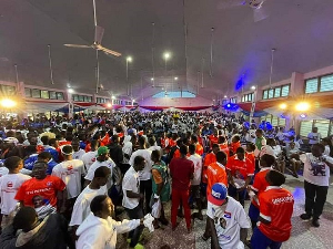 Some NPP supporters during the programme