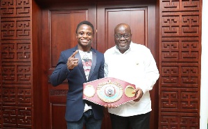Isaac Dogboe has been commended by President Akufo-Addo for his feat