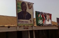 Independent candidate Janda Adams Mahama poster