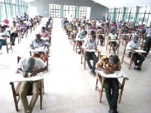 Some of the teachers writing an exams