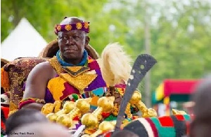 Otumfuo Nana Osei Tutu II,16th Asantehene, traditional ruler of the Ashanti Kingdom