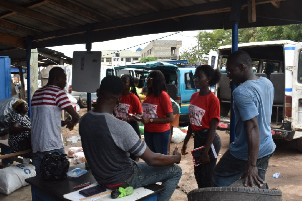 National Commission on Small Arms and Light Weapons officials with some drivers