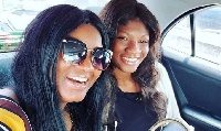 Omotola and her daughter Princess