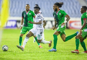 Mohammed Kudus in action against Madagascar