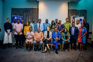 Participants at the event in a group photograph