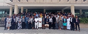 Participants in a group picture