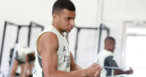 Mbappe was sidelined for two weeks due t injury