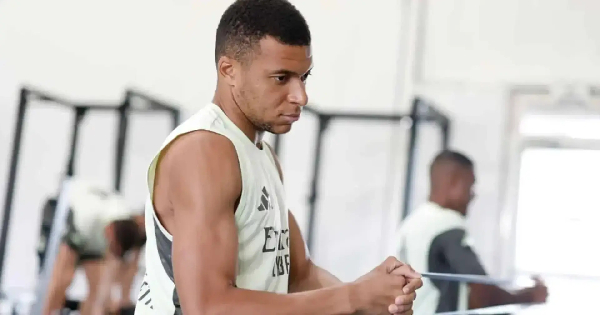 Mbappe was sidelined for two weeks due t injury