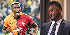 Mikel Obi (R) wants Osimhen (L) to move to Chelsea