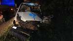The incident happened when the hearse was transporting a corpse from Sunyani to Koraso