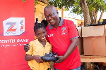 A Zenith Bank official with a beneficiary