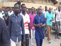 Asante Kotoko team at Komfo Anokye Hospital