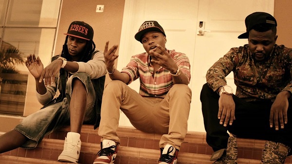 Music duo R2Bees and Nigeria Afro-pop artiste, Wizkid