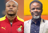 Former Black Stars captain Dede Ayew and sports journalist Dan Kwaku Yeboah