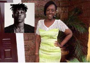 Musician Stonebwoy with his would-be wife