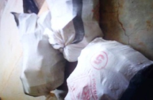 The seized parcels of wee