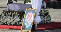 K.B Asante's burial service was held at the State House