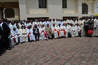 Some dignitaries with the Bishops at the function