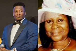 Asamoah Gyan's mother died in 2012