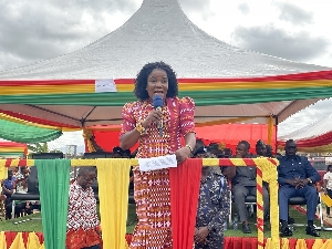 The DCE of Obuasi East District,  Faustina Amissah