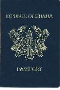 Old Ghana passport