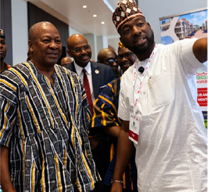 President John Mahama and Afro-Arab CEO  Ambassador Alhaji Salamu Amadu
