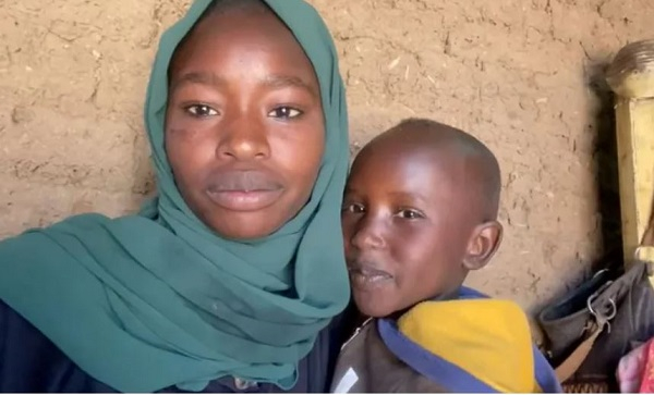 Hafiza and her brother lost their mother in August 2024 when a shell hit the market where she was wo