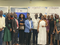 GGA President Kwaku Okyere and other dignitaries who graced the cocktail event
