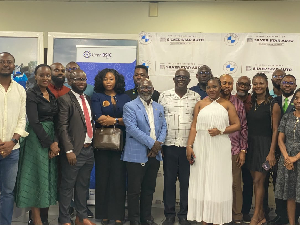 GGA President Kwaku Okyere and other dignitaries who graced the cocktail event