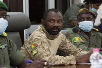 Members of the Malian military government [File: Annie Risemberg/AFP]