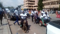 The PWDs embarked on a peace walk to mark the International Day of Disabled Persons 2018