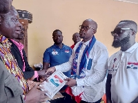 Nana Kwame Ofori-Nti (Chief Ofori-Nti) submitting his forms