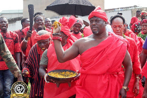 Ankrah Royal Family  Homowo Festival