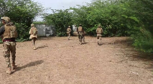 A file photo of Somali troops