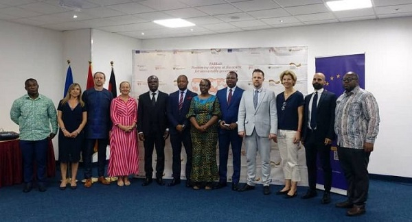 Government, EU and GIZ officials at the launch of the project