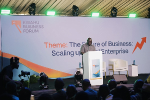 Chief of Staff Julius Debrah at the 2026 Kwahu Business Forum