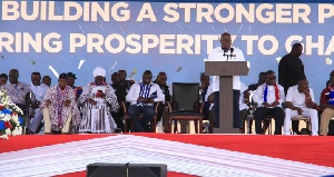 President Akufo-Addo addressing the gathering