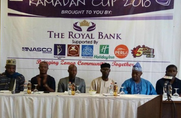 Stakeholders of the Ramadan Cup seated at the launch