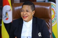 Anita Among, the Ugandan Speaker of Parliament