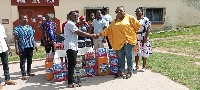 Hannah Ashade donated items to aged inmates of Kpando prisons